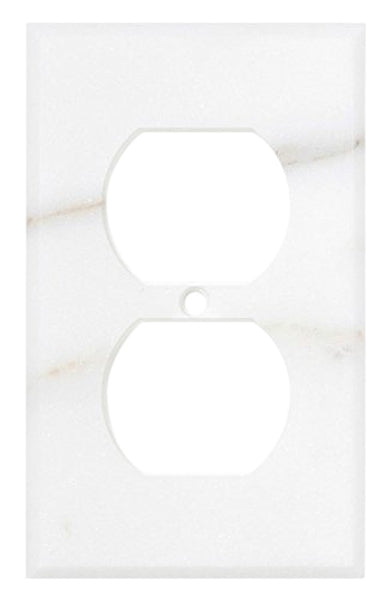Calacatta Gold Marble 2 3/4 x 4 1/2  Switch Plate 1-DUPLEX Wall Cover